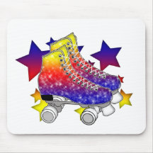 Arco-íris Rollerskates Mousepads
