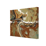 Ardósia - arte abstracta impressão de canvas envolvida