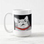 Arfada surpreendida Meme do gato - caneca
