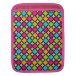 Argyle colorido e luva floral do iPad do teste pad Bolsas De iPad