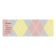 Argyle - magro modelos cartao de visita