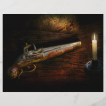 Arma - pistola - romance de pirateering panfletos personalizados