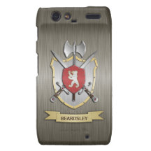 Armadura da crista da batalha do urso motorola droid RAZR capa