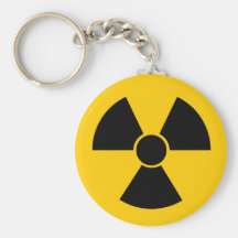 Armas nucleares pretas chaveiros