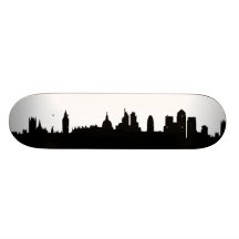 Arquitectura da cidade da silhueta da skyline de L Skates Personalizados