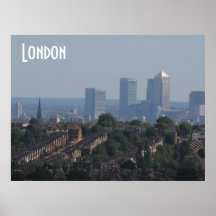 Arquitectura da cidade de Londres - foto amarela d Impressão