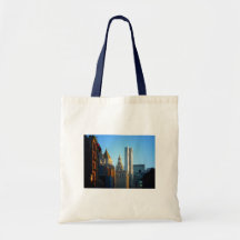 Arquitectura da cidade financeira da skyline do di bolsas para compras