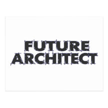 Arquiteto futuro cartoes postais