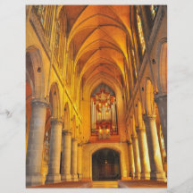 Arquitetura da catedral panfletos coloridos