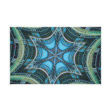 Art deco impressão de canvas envolvida