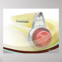 Arte 1955 da parede de Thunderbird Impressão