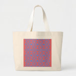 Arte abstracta azul geométrica bolsas de lona