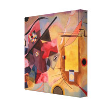 Arte abstracta de Kandinsky Impressão Em Tela Canvas