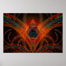 Arte abstracta de Vader Digital lustrosa Pôsteres