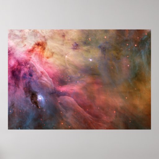 Arte abstracta encontrada na nebulosa de Orion Impressão