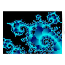 arte abstrata do fractal (72) cartão