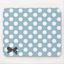 Arte azul pálido das bolinhas mousepad