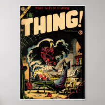 Arte cómica da época dourada - a coisa posters