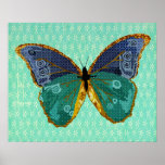 Arte da borboleta de Boho Posters