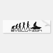 Arte da evolução do esporte de água do esqui do es adesivos