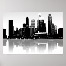 Arte da parede da cidade de Singapore Posters