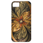 Arte de brilho do Fractal das folhas Capas iPhone 5 Case-Mate