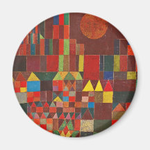 Arte de Paul Klee Imãs De Geladeira