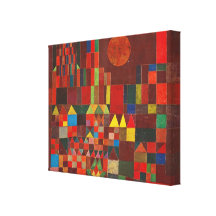 Arte de Paul Klee Impressão De Canvas Esticada