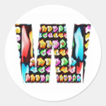 Arte do ALFABETO do Xmas Deco Adesivo