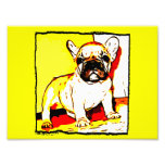 Arte do buldogue francês arte de fotos