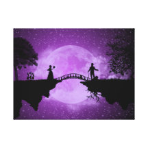 Arte do casamento do céu: Canvas Impressão De Canvas Esticadas