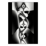 Arte do Fractal - ficção empilhada Cartão