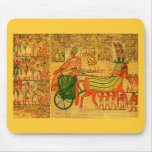 Arte egípcia da parede mouse pad