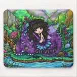 Arte feericamente Mousepad da fantasia do dragão p