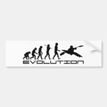 Arte Kayaking da evolução do esporte de água do ca Adesivos