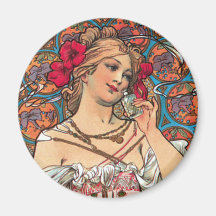 Arte Nouveau - Mucha - anúncio do perfume Imas