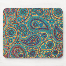Arte psicadélico de paisley mousepads