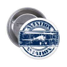 Arte retro da aviação boton