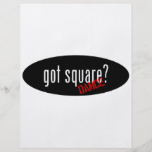 Artigos da dança quadrada - quadrado obtido panfletos personalizado