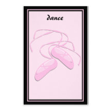 Artigos de papelaria da dança