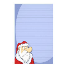 Artigos de papelaria de Papai Noel dos desenhos an