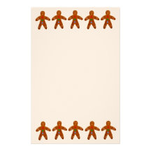 Artigos de papelaria do biscoito do homem de pão-d