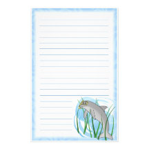 Artigos de papelaria do golfinho do Snorkel de Kaw