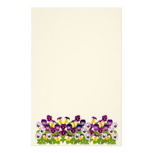 Artigos de papelaria dos Pansies & das violas do j