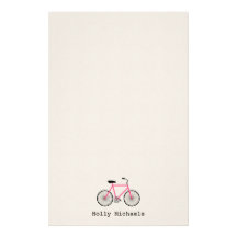 Artigos de papelaria personalizados bicicleta do r