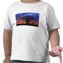 Árvore africana do baobab, digitata do Adansonia,  Tshirts