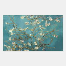 Árvore de amêndoa de florescência - Van Gogh Adesivos