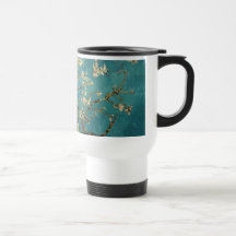 Árvore de amêndoa de florescência - Van Gogh Caneca