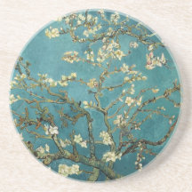 Árvore de amêndoa de florescência - Van Gogh Porta Copos Para Bebidas