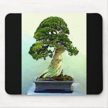 Árvore de Cypress dos bonsais Mousepad